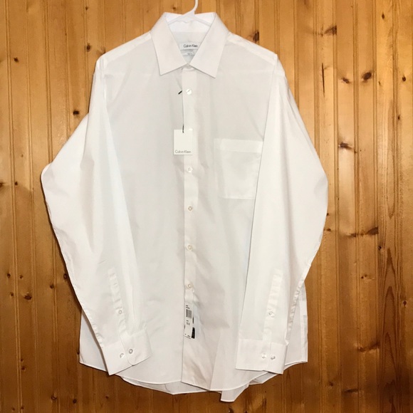Calvin Klein Other - NWT Calvin Klein Men’s White Button Up Dress Shirt